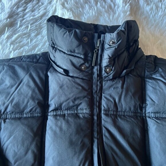 Weatherproof Long Black Down Puffer Coat Parka with Removable Faux Fur Hood S - Picture 11 of 16